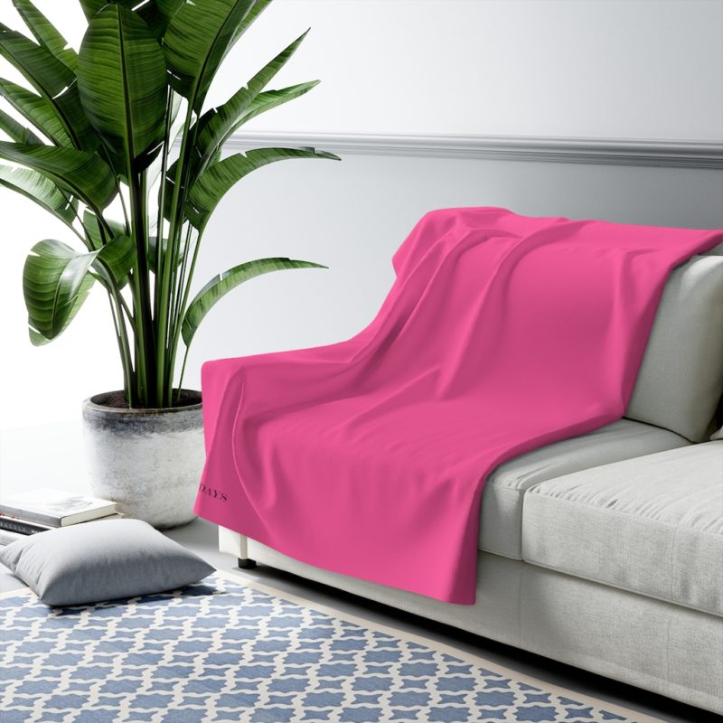 pink Sherpa Fleece Blanket – NOBLE DAYS