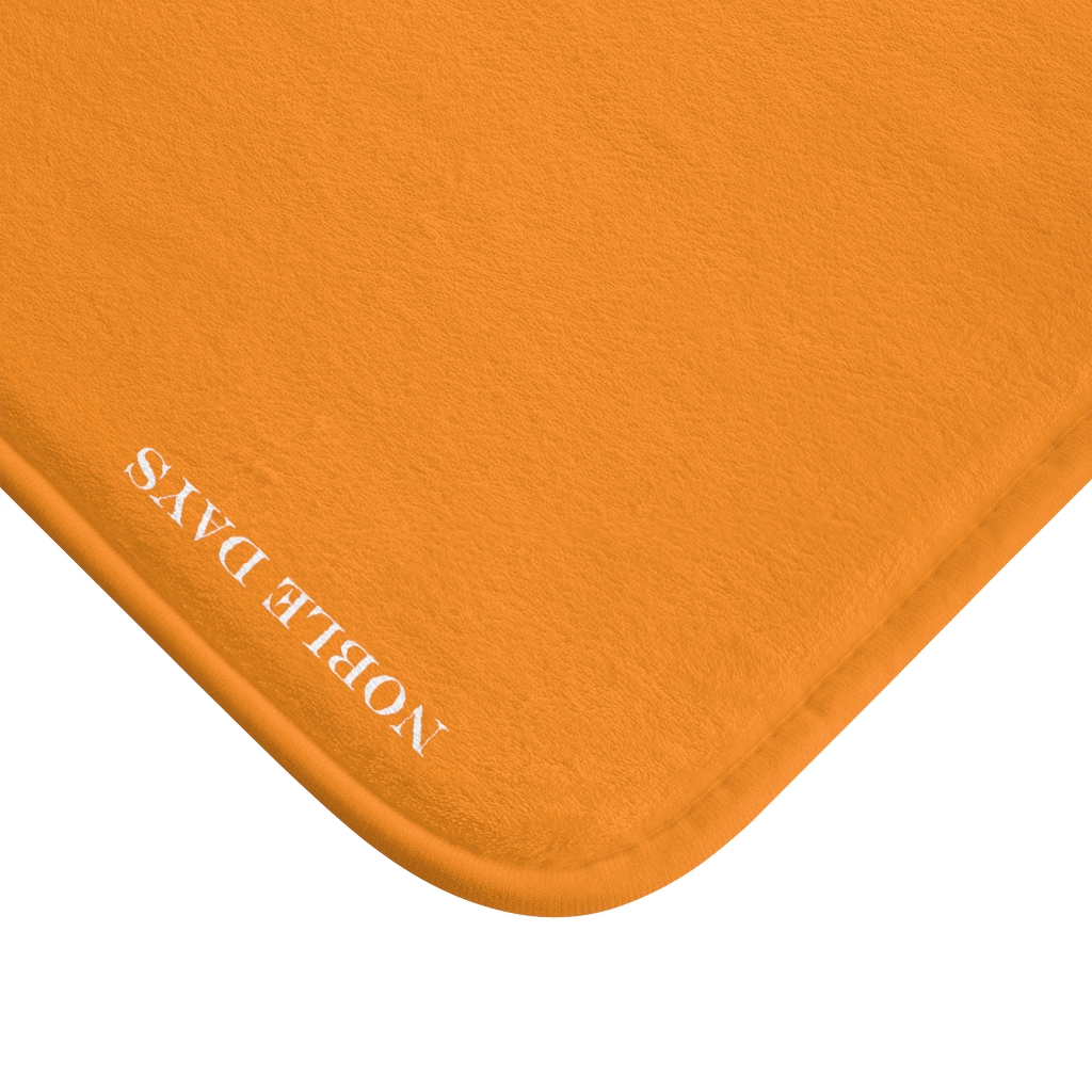 Orange Bath Mat NOBLE DAYS
