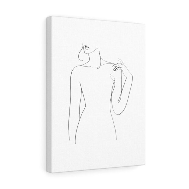 Elegant Woman Lines – Canvas Gallery Wraps – NOBLE DAYS