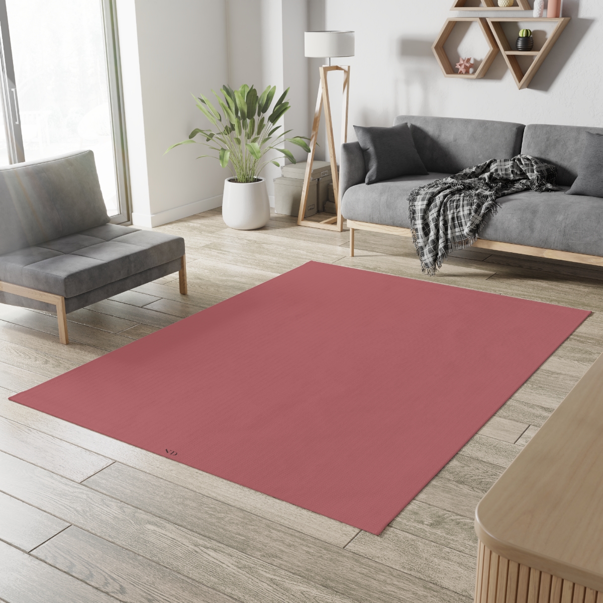 Terra Rosa Washable Rug – Stain Resistant, Family & Pet Friendly